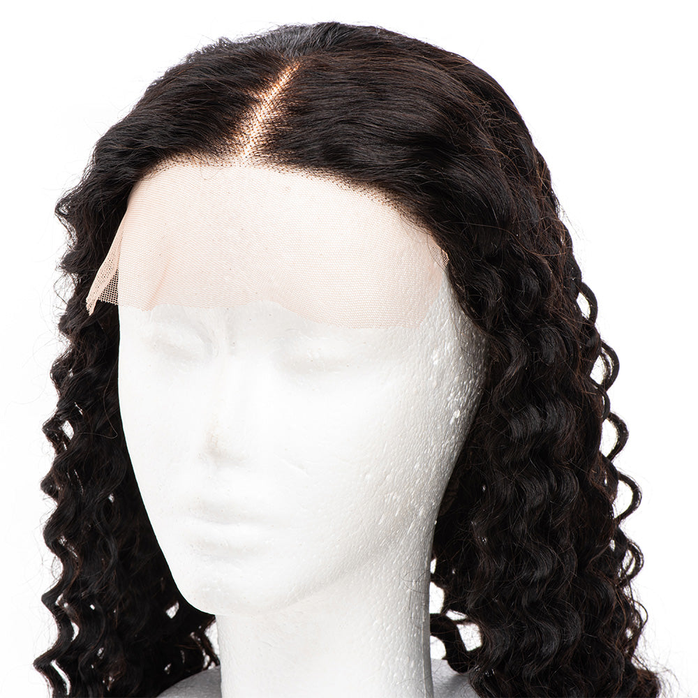 5X5 Glueless Lace Front Wigs Deep Wave 200% Density Lace Wigs