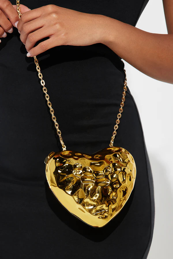 Be Mine Purse - Silver - Gold