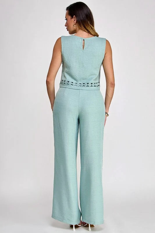 Going Places Pant Set - Green