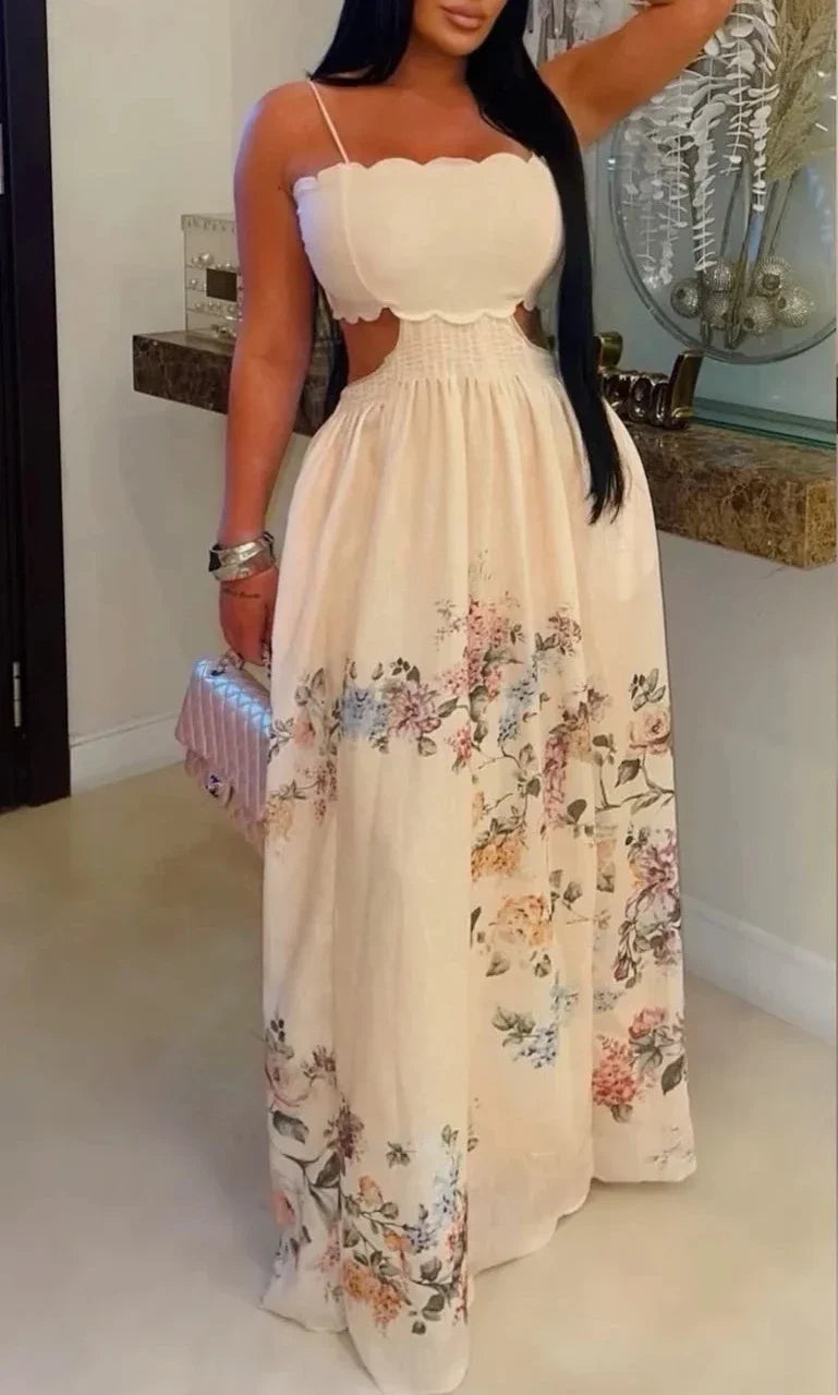 Romantic Haven Dress - Peach