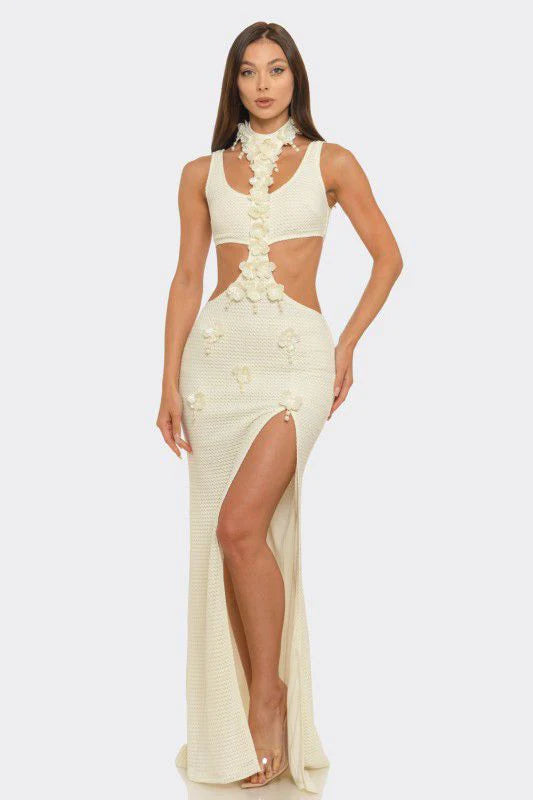 Seashell Gardens Dress - Ivory