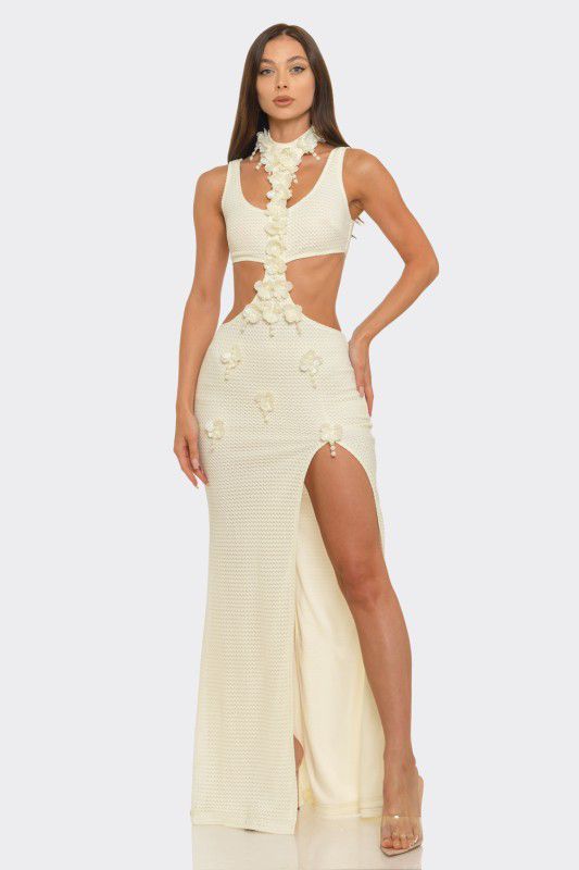 Seashell Gardens Dress - Ivory