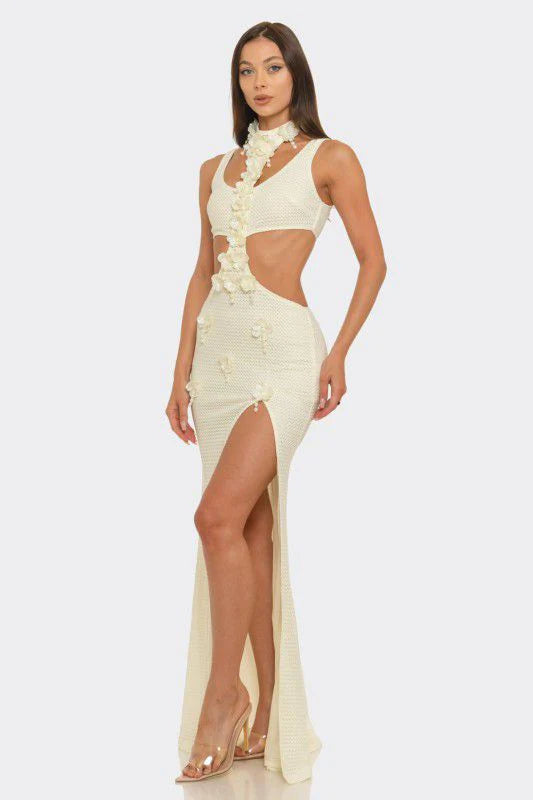 Seashell Gardens Dress - Ivory