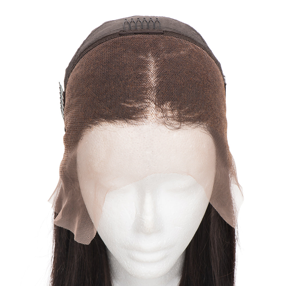 13×4 Straight Texture Glueless Wigs Lace Front Wigs Virgin Human Hair