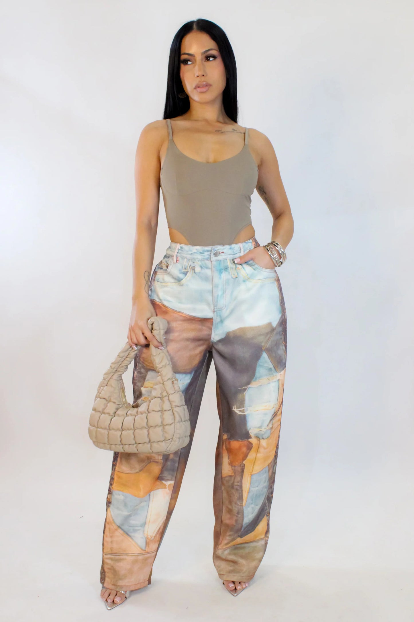 A Fallout Pants -  Blue Multi