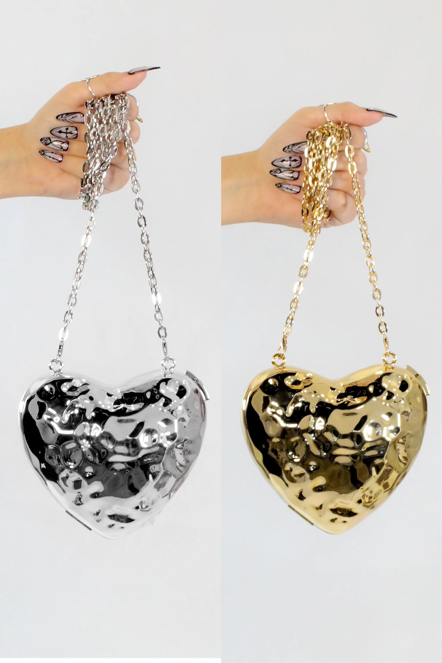 Be Mine Purse - Silver - Gold