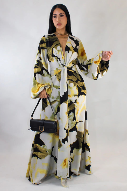 Strut The Streets Jumpsuit - Yellow
