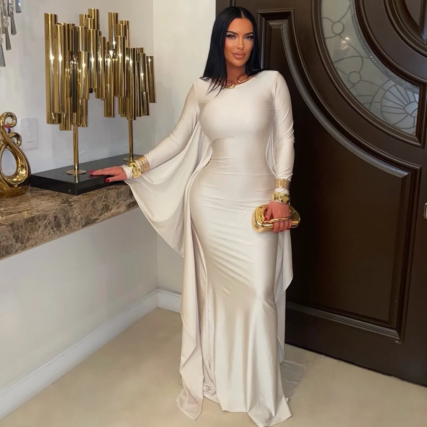 Viola's Maxi Dress - Ivory