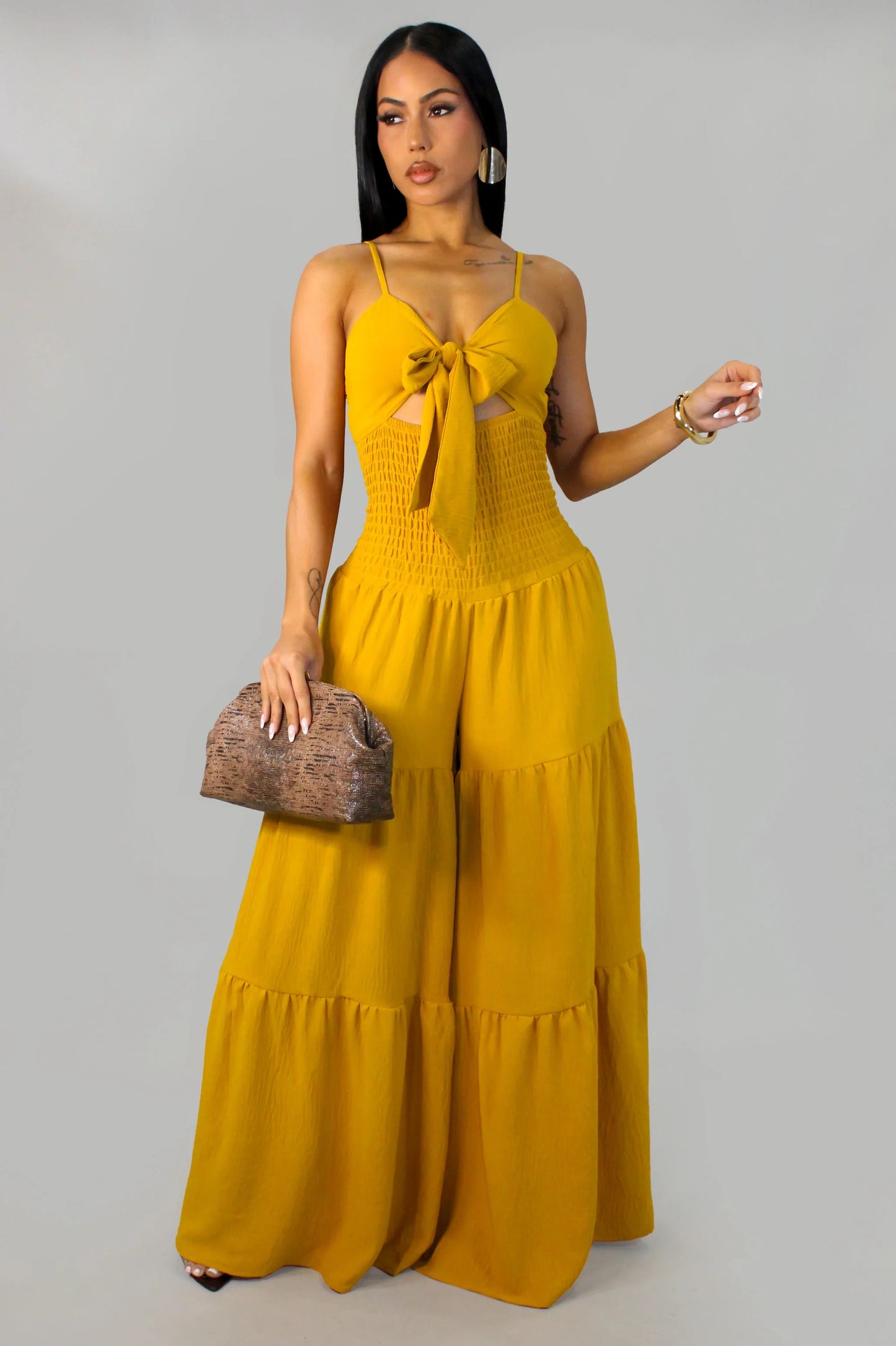 Moura's Jumpuit - Yellow