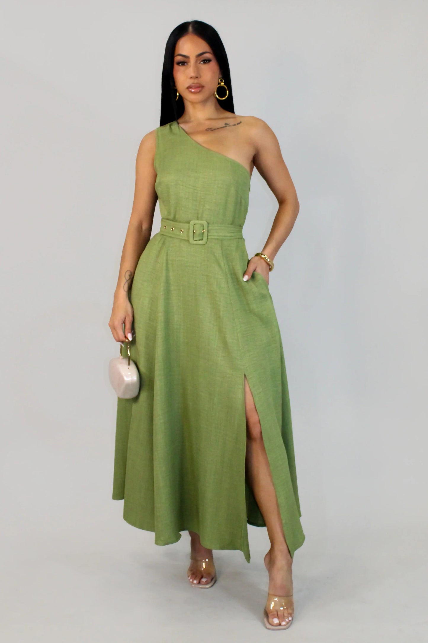 Queen Of The Gardens Dress - Green