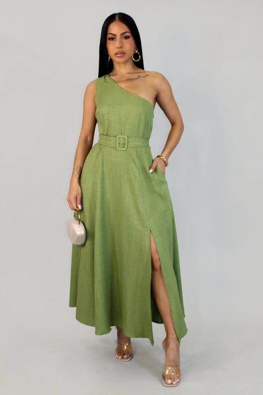 Queen Of The Gardens Dress - Green