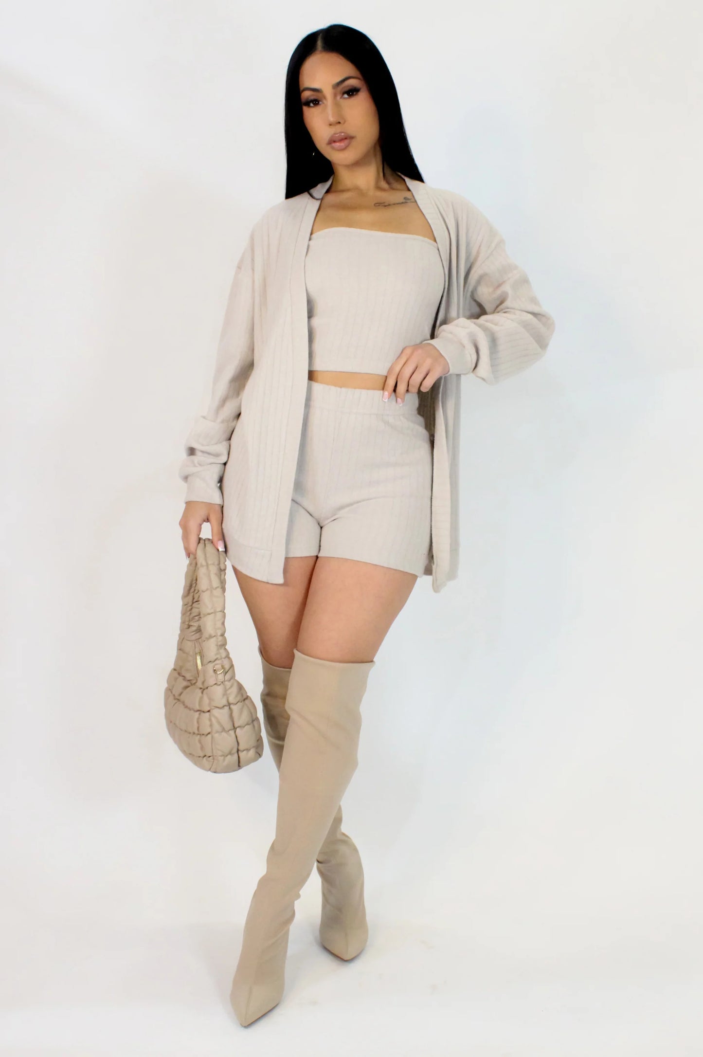 Come Together Short Set - Cream