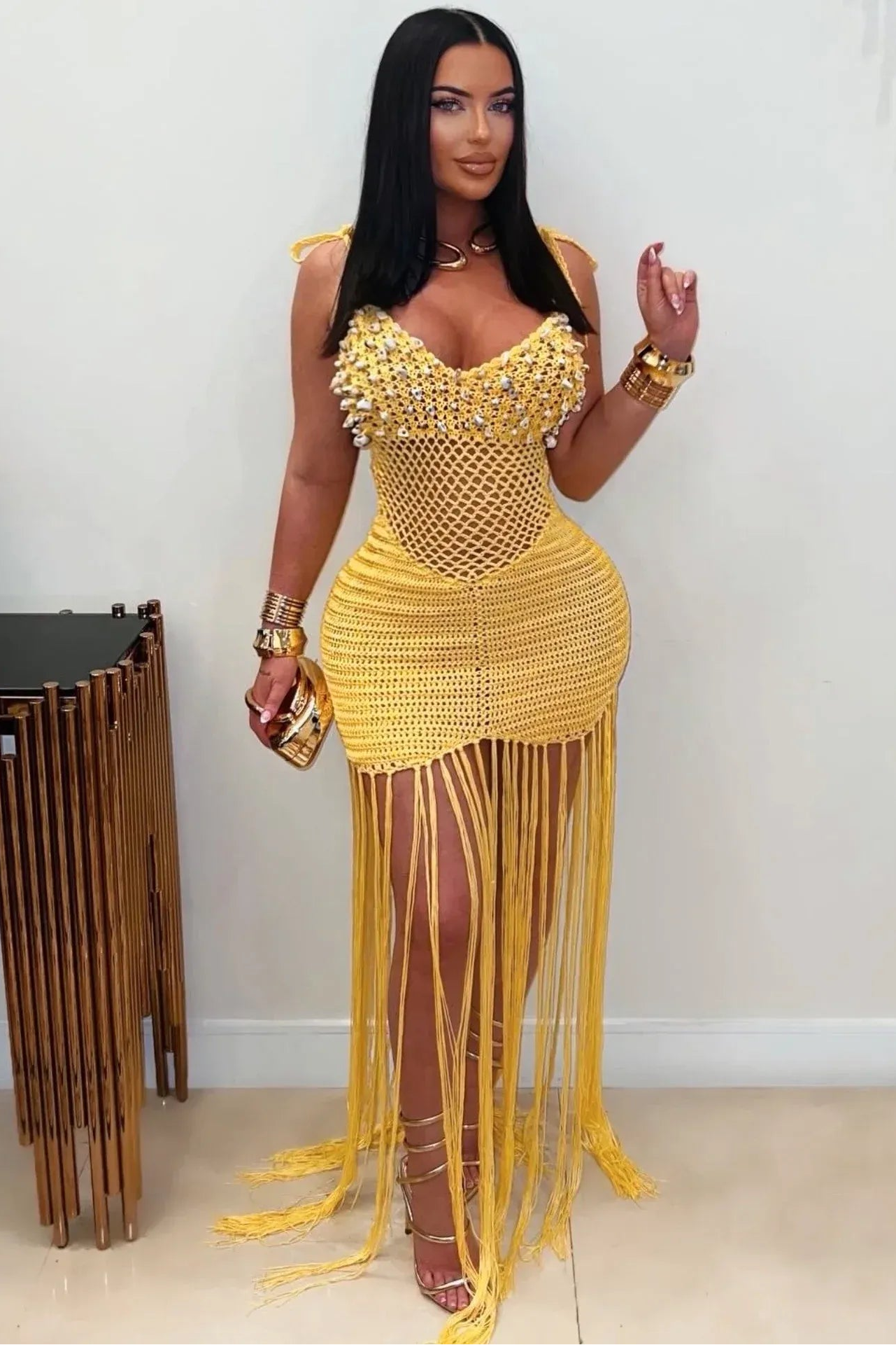 Trip To Fidji Dress - Yellow