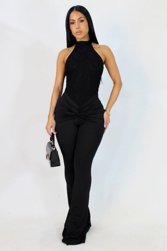 Teasing Jumpsuit - Black