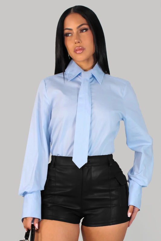 Morning Party Top - Blue